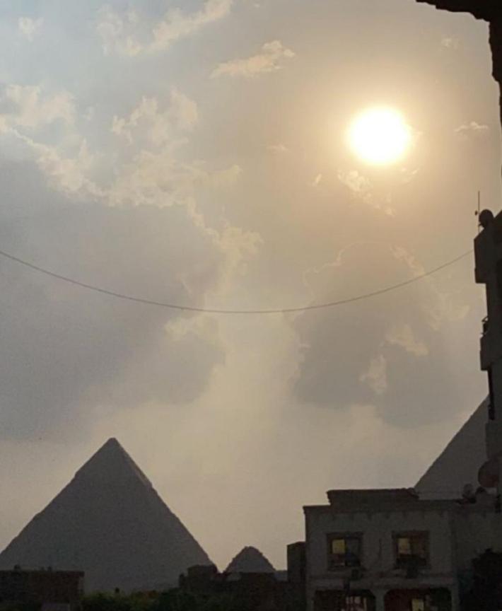 Hotel Asma Pyramids View Kafret el-Gabal Exteriér fotografie
